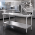 Thumbnail image #4 for Eagle Spec-Master Marine Series Stainless Steel Work Table with Adjustable Undershelf, 108 x 24 Inches