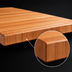 Thumbnail image #4 for John Boos Boos Block 36 Inch x 36 Inch Kitchen Countertop, 2-1/4 Inch Thick, Edge Grain American Cherry, Penetrating Oil Finish