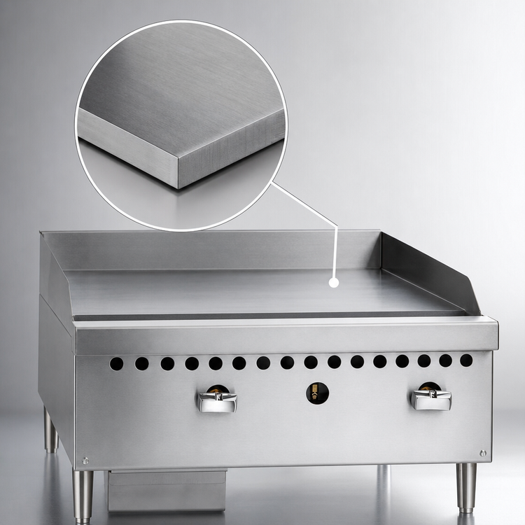 Product image #5 for Vulcan 36-Inch Countertop Gas Griddle with 1-Inch Polished Steel Plate