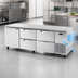 Thumbnail image #4 for True SPEC Series Deep Undercounter Refrigerator, 93.25-Inch Wide, 1 Door and 4 Drawers