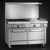 Thumbnail image #4 for Southbend Ultimate 48-Inch Gas Restaurant Range with 4 Burners, 24-Inch Thermostatic Griddle, Convection Oven, and Cabinet Base