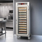 Thumbnail image #4 for Metro C5 C569-SFC-L Mobile Full-Height Heated Holding Cabinet, Clear Double-Pane Glass Doors, 35-Pan Capacity, 120V