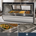 Thumbnail image #4 for Howard-McCray 72-Inch Full-Service Hot Food Case with 4 Wells, Wet or Dry Operation, Black Exterior