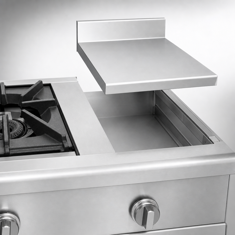 Product image #4 for La Rosa 12-Inch 304 Stainless Steel Top Extension Filler Piece for Butane Stove