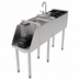 Thumbnail image #5 for Perlick Freestanding Underbar Blender Station with 18-Inch Stainless Steel Dump Sink and Recessed Blender Shelf