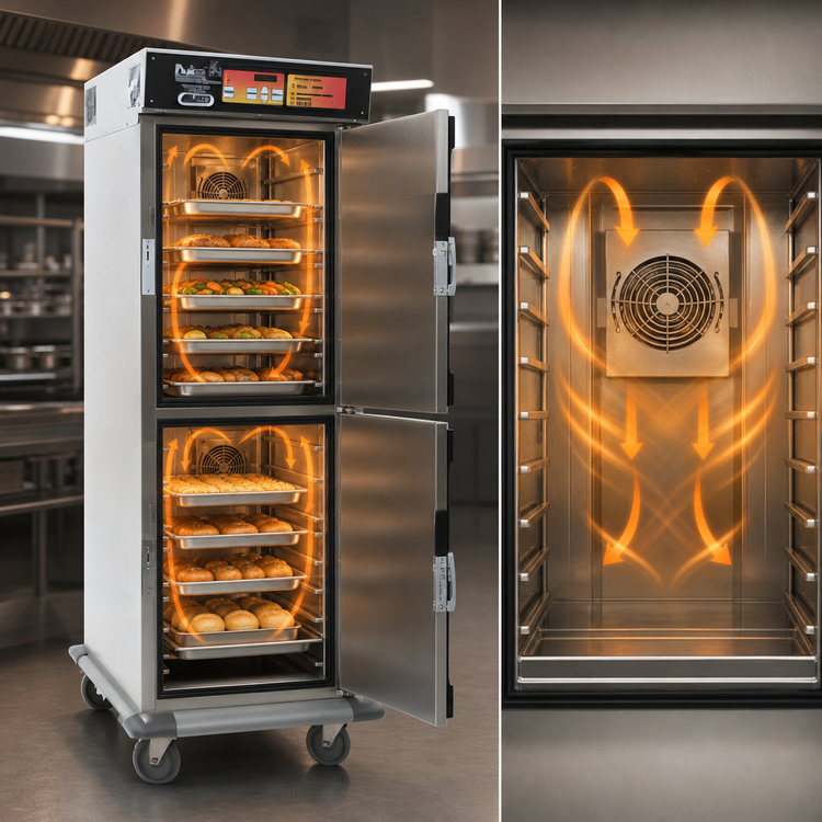 Product image #4 for Panco CH6000D Full-Height Mobile Cook & Hold Cabinet with Dutch Doors