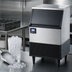 Thumbnail image #4 for Maxx Ice Digital Undercounter Half-Dice Ice Maker with 75 lb. Built-In Bin, Air-Cooled