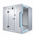 Thumbnail image #4 for AmeriKooler Quick Ship Outdoor 8' x 10' Walk-In Freezer with Aluminum Floor and R-448A Remote Refrigeration