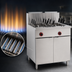 Thumbnail image #4 for Omcan Natural Gas Floor Model Pasta Cooker with Dual 11-Gallon Tanks and 12 Baskets