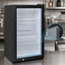 Thumbnail image #4 for Atosa Countertop Forced-Air Glass Door Refrigerator Merchandiser, 2.4 Cu. Ft., 1 Door, Black