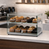 Thumbnail image #4 for Non-Refrigerated Countertop Pastry Display Case, Square Front Glass, 50 Liter, Full/Self-Service