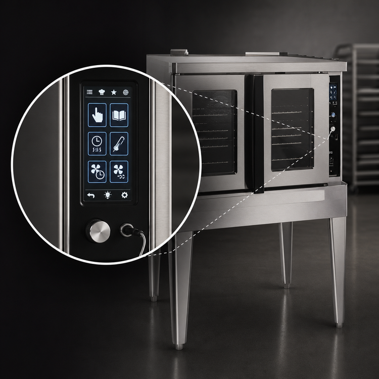 Product image #4 for Blodgett DFG-200-ES DBL Double-Deck Full-Size Bakery Depth Gas Convection Oven