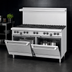 Thumbnail image #4 for Garland US Range U Series 60-Inch Commercial Gas Range with 10 Open Burners and 2 Storage Bases