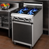 Thumbnail image #4 for Jade Range Titan JTRH-2-A 12-Inch Heavy Duty Gas Range with (2) Open Burners and Cabinet Base