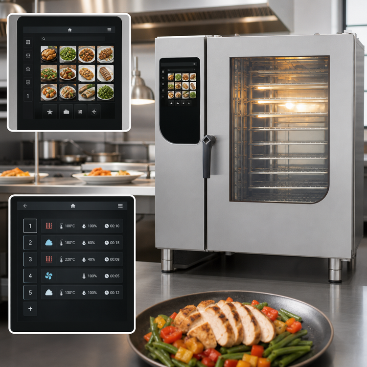 Product image #4 for Henny Penny FlexFusion Platinum Electric Boilerless Combi-Steamer Oven, 10-Pan Floor Model
