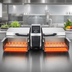 Thumbnail image #4 for RATIONAL iVario Pro 2-XS 2-Pan Power Tilt Multifunctional Cooking Center