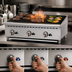 Thumbnail image #4 for Spectrum 36-Inch Countertop Natural Gas Radiant Charbroiler, 3 Burners