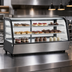 Thumbnail image #4 for Omcan 48-Inch Countertop Full-Service Refrigerated Display Case with Curved Glass Front, 7.13 Cu. Ft.