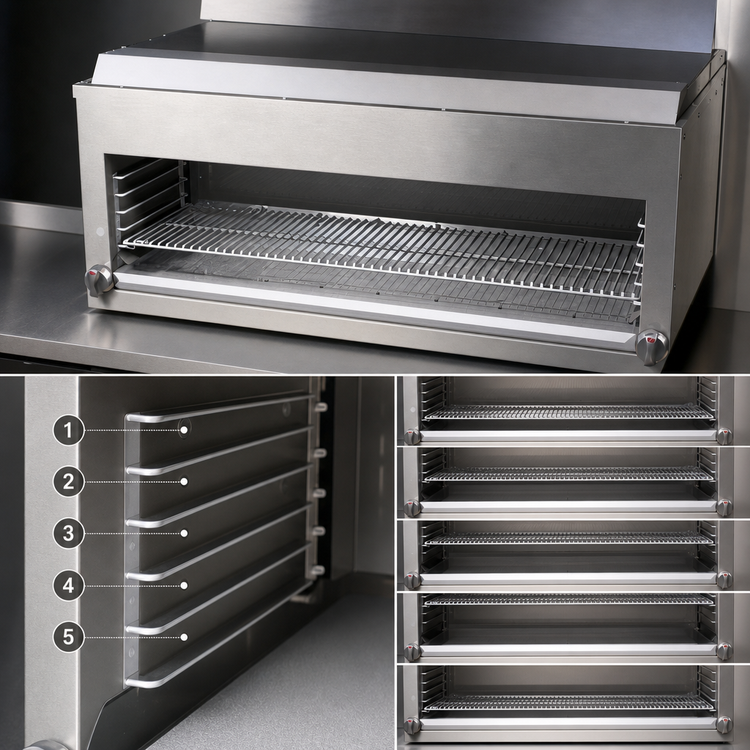 Product image #5 for Southbend Platinum P48-CM 48-Inch Heavy Duty Gas Cheesemelter, Range Mount, 60,000 BTU