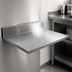 Thumbnail image #4 for John Boos Stainless Steel Countertop with 6-Inch Boxed Backsplash, 12 x 25 x 1-1/2 Inch