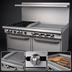 Thumbnail image #4 for Southbend S-Series 60-Inch Gas Restaurant Range with 4 Open Burners, 36-Inch Thermostatic Griddle, and 2 Standard Ovens