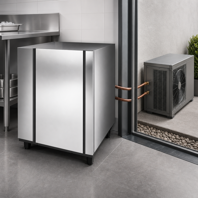 Product image #5 for Ice-O-Matic Elevation Series Modular Half-Size Cube Ice Maker, Remote Condenser Cooled, 30.25 Inches Wide