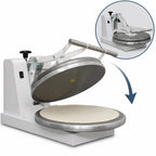 Thumbnail image #5 for DoughXpress DM-18-120 Manual Clamshell Pizza Dough Press with Heated Upper Platen, Up to 18-Inch Diameter, Digital Controls