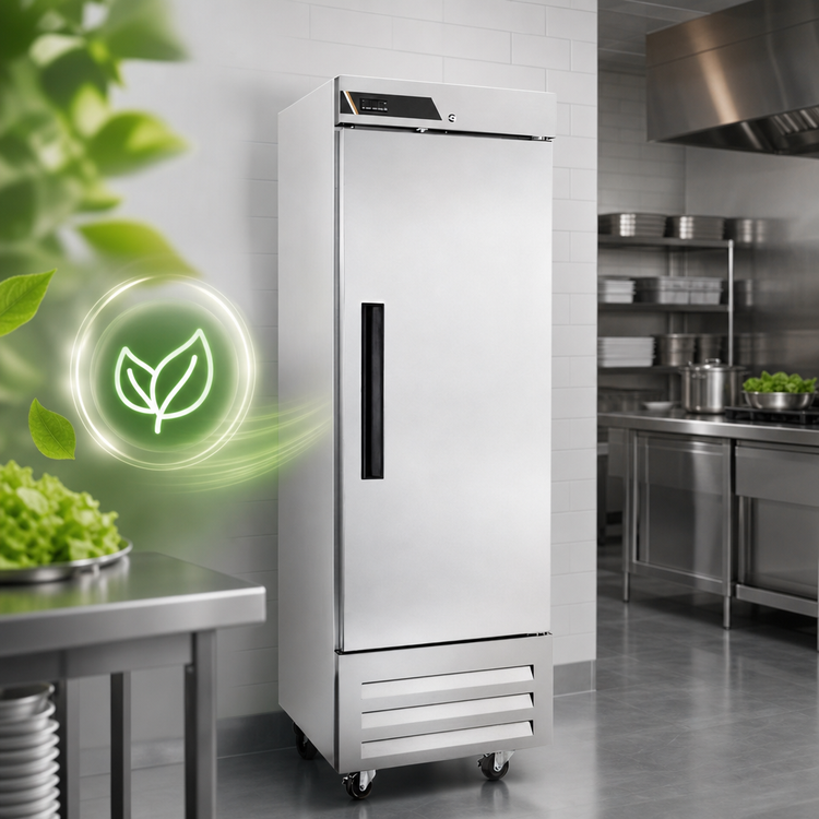 Product image #4 for Centerline by Traulsen CLBM-23F-FS-R One-Section Reach-In Freezer, 19.89 Cu. Ft., Full-Height Solid Door, Right-Hinged, Bottom-Mount