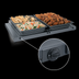 Thumbnail image #4 for Hatco Glo-Ray 72-Inch Freestanding Heated Shelf, 6-Inch Deep, Adjustable Thermostat