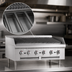 Thumbnail image #4 for Southbend HDCL-60 60-Inch Countertop Gas Charbroiler with Lava Rock Briquettes
