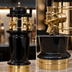 Thumbnail image #4 for Glastender Monaco 2-Faucet Glycol-Cooled Draft Dispensing Tower, Polished Brass, Ceramic Construction