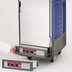 Thumbnail image #4 for Metro C5 3 Series Mobile Full-Height Heated Holding Cabinet, Blue, Solid Door, Universal Wire Slides
