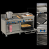 Thumbnail image #4 for Comstock-Castle 72-Inch Commercial Gas Range with 2 Open Burners, 30-Inch Raised Griddle, 30-Inch Charbroiler, and 2 Ovens