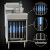 Thumbnail image #4 for Omcan Propane Gas Floor Fryer, Floor Model, 70 lb Oil Capacity, 150,000 BTU