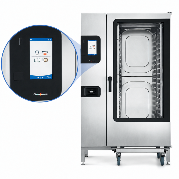 Product image #4 for Convotherm K12 C4 ET 20.20GB-N DD maxx pro Roll-In Gas Combi Oven/Steamer School Package with Disappearing Door