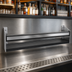 Thumbnail image #4 for Glastender 27-Inch Single Stainless Steel Speed Rail with PVC Sound-Deadening Covers