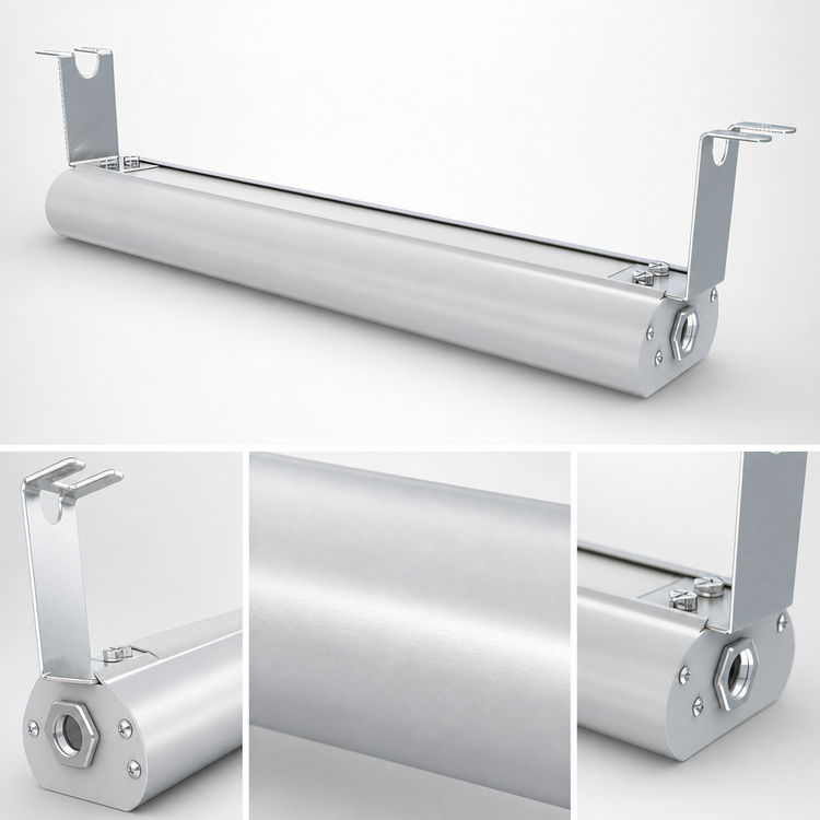 Product image #4 for Vollrath 60-Inch Low Profile Unlighted Strip Heat Lamp, Aluminum, 208V