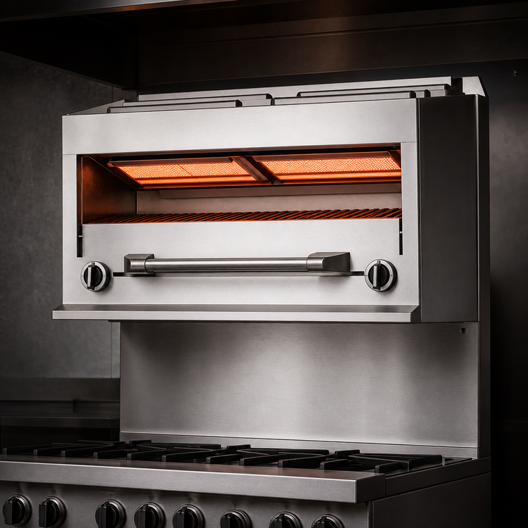 Product image #4 for Garland GF-Series Range-Mount Gas Infrared Salamander Broiler for GF/GFE60 Range