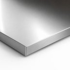 Thumbnail image #4 for John Boos KCT-SS8436 84 x 36 x 1-1/2 Inch 16-Gauge 300 Series Stainless Steel Countertop, #4 Polish, Flat No-Backsplash