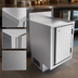 Thumbnail image #5 for BK Resources Call Series 18 x 21 Inch Flat Top Underbar Cabinet with Pedestal Base and Hinged Locking Door