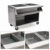 Thumbnail image #4 for Eagle Group Spec-Master Mobile Sealed Well Hot Food Table with Sliding Doors, 2 Wells, 33-Inch Wide, 120V