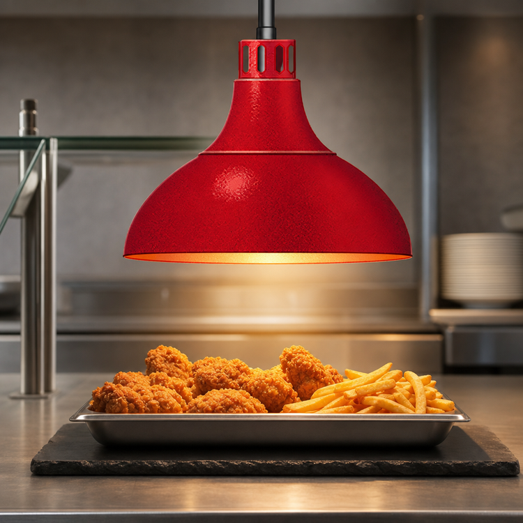 Product image #5 for Hatco DLL-800 Decorative Luminaire Food Heat Lamp, 11-Inch Diameter Shade, 100 Watt Max
