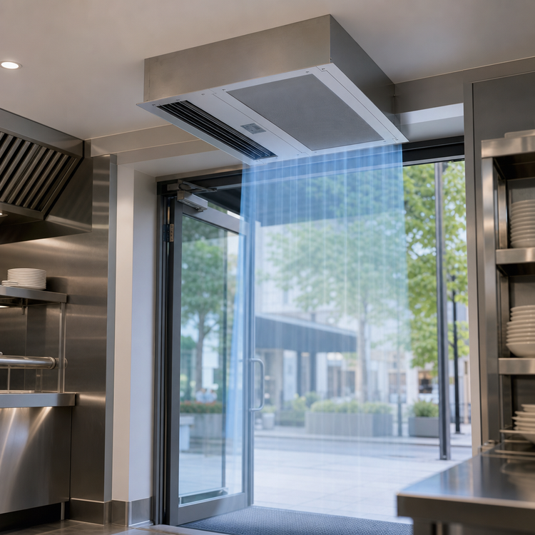 Product image #4 for Berner Architectural Recessed 16 Ambient Air Curtain, 42-Inch, 1 HP, 3-Phase