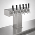 Thumbnail image #4 for Perlick Extra High Countertop Glycol-Cooled Tee Draft Beer Tower, 6 Faucets, Stainless Steel