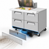 Thumbnail image #5 for Turbo Air Super Deluxe 48-1/4-Inch 2-Section Refrigerated Prep Table Workstation with 4 Drawers