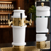 Thumbnail image #4 for Glastender Roman 3-Faucet Ceramic Draft Dispensing Tower with Polished Brass Finish