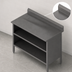 Thumbnail image #4 for John Boos Open-Front Enclosed Base Work Table with 5-Inch Rear Riser, 48 x 30 Inches, Stainless Steel