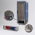 Thumbnail image #4 for Metro C5 3 Series Full-Height Combination Heated Holding & Proofing Cabinet with Clear Door, Blue Insulation Armour, Lip Load Slides