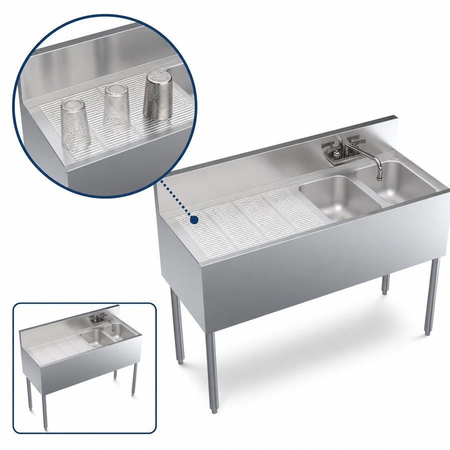 Left Embossed Drainboard