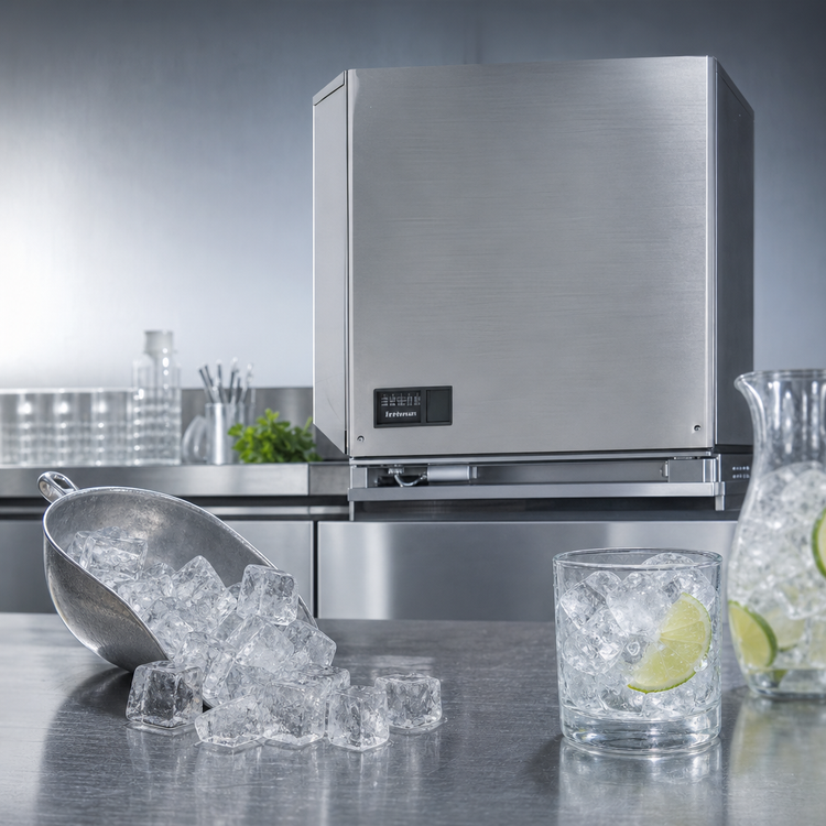 Product image #4 for Scotsman Prodigy ELITE Remote Air-Cooled Medium Cube Ice Maker Head, 870 lb/24 Hr